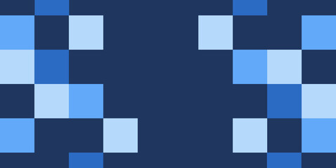 Modern Technology Background with Square Pixel Shapes. Abstract Pixel Background Design