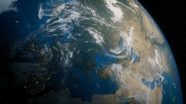 Earth in Space.