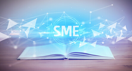 Open book with abbreviation