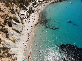 Playa ibiza, cala ibiza, verano, playa 