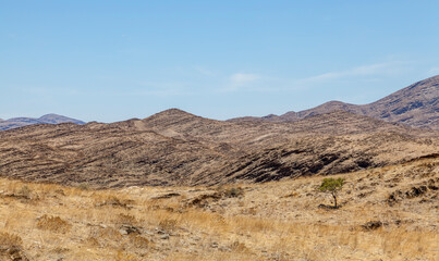 Fototapeta na wymiar Landschaft am Kuiseb Pass, Namibia