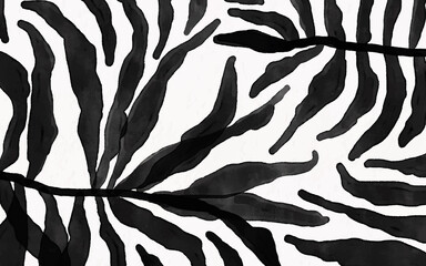 Watercolor art background vector. Paint brush wallpaper design with leaves. Seamless watercolor Illustration for prints, wall art, cover and invitation cards.	