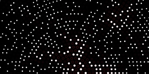 Dark Orange vector layout with circle shapes.