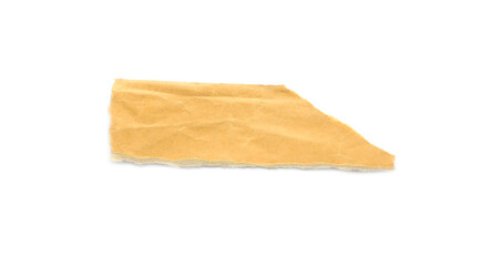 Collection of Recycled paper,crumpled paper,unfolded piece paper on white background