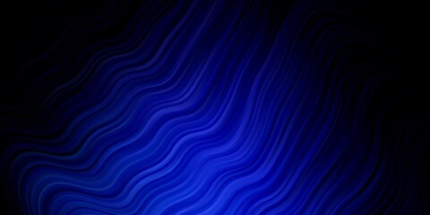 Dark BLUE vector pattern with wry lines.