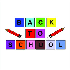 illustration vektor graphic of  back to school