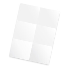 Folded sheets in realistic style. Template background. Mockup template. Vector illustration. Stock image.