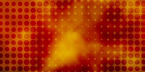 Dark Green, Yellow vector texture with disks.