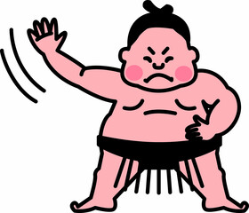 Obraz premium 相撲大人09