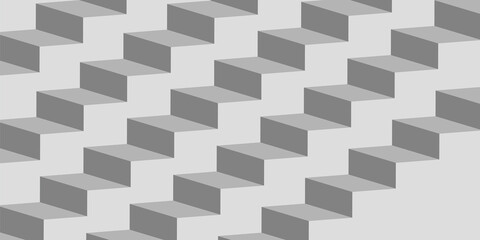 階段　立体　シルエット　背景