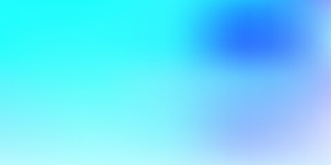 Fototapeta premium Light blue vector gradient blur template.