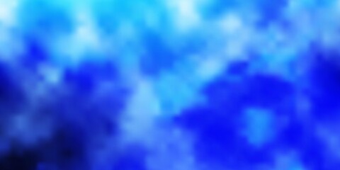 Light BLUE vector texture with cloudy sky.