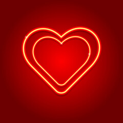 Neon heart
