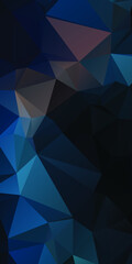 Blue Abstract Color Polygon Background Design, Abstract Geometric Origami Style With Gradient