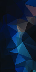 Blue Abstract Color Polygon Background Design, Abstract Geometric Origami Style With Gradient