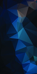 Blue Abstract Color Polygon Background Design, Abstract Geometric Origami Style With Gradient