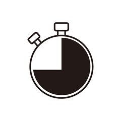 stopwatch icon vector illustration sign