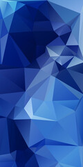 Blue Abstract Color Polygon Background Design, Abstract Geometric Origami Style With Gradient