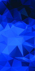 Blue Abstract Color Polygon Background Design, Abstract Geometric Origami Style With Gradient