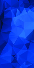 Blue Abstract Color Polygon Background Design, Abstract Geometric Origami Style With Gradient