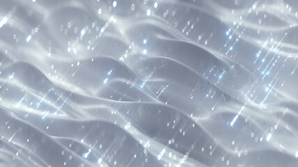 White abstract futuristic technology background. 3D rendering