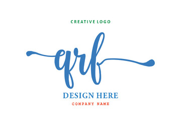 QRF lettering logo is simple, easy to understand and authoritative