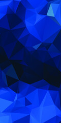 Obraz premium Blue Abstract Color Polygon Background Design, Abstract Geometric Origami Style With Gradient