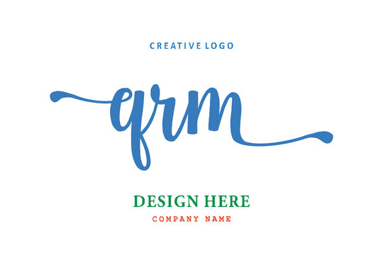 QRM lettering logo is simple, easy to understand and authoritative