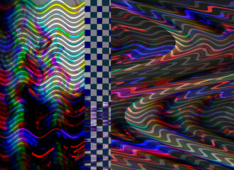 TV Noise Glitch background Computer screen error Digital pixel noise abstract design Photo glitch Television signal fail Data decay Technical problem grunge wallpaper Colorful noise