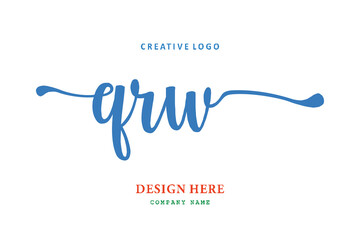 QRW lettering logo is simple, easy to understand and authoritative