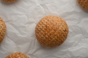 Traditional Oriental sweetness made of flour and molasses 