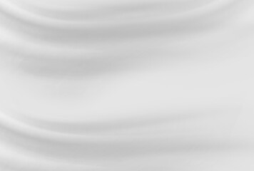 Fototapeta premium white cloth background abstract with soft waves