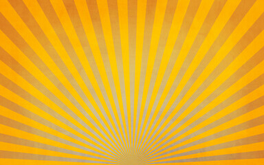 Sunburst or sun burst retro background. Ray stripes banner