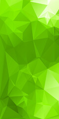 Green Abstract Color Polygon Background Design, Abstract Geometric Origami Style With Gradient