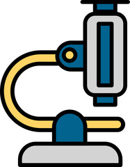 Microscope icon. Science concept icon style