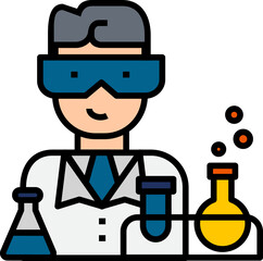 artificial intelligence icon. Science concept icon style
