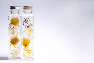 ハーバリウム 瓶 きれい 黄色 イエロー インテリア