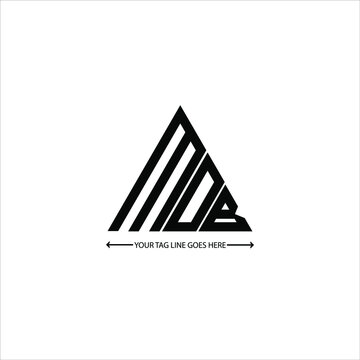 MDB letter logo creative design. MDB unique design
