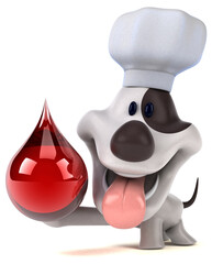 Fun dog - 3D Illustration