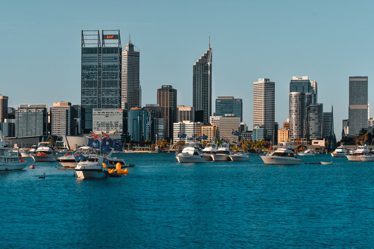 Perth city skyline