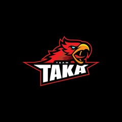 TAKA FALCON BIRD PHOENIIX GRYFFIN GAMING LOGO