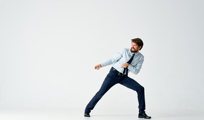 business man in shirt with tie office work manager