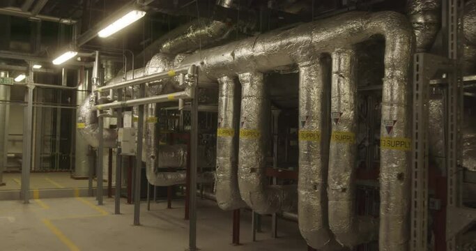 Industrial plant room