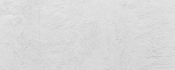 Panorama of The cement wall is painted white with a pattern texture and background seamless