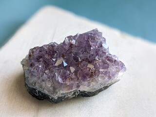amethyst on a white background