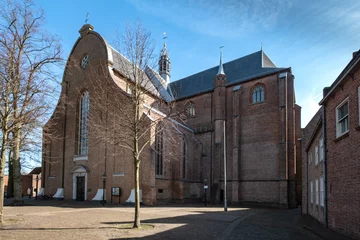 Fotobehang Big church in Harderwijk, Gelderland Province, The Netherlands © Holland-PhotostockNL