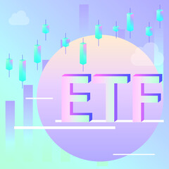 An exchange-traded fund ETF is an index fund whose shares are traded on the exchange. The concept of finance, income, money and the exchange.
Professional management. Management company, investing