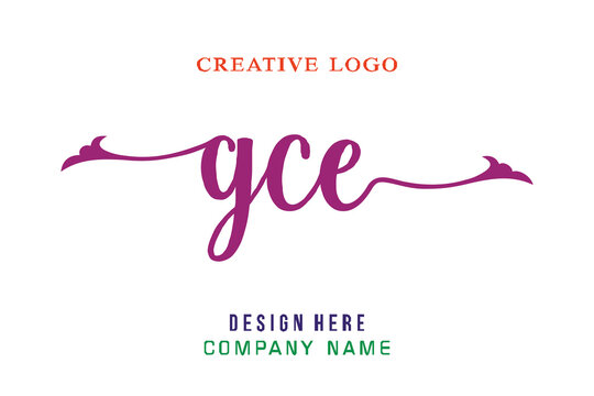 GCE lettering logo is simple, easy to understand and authoritative
