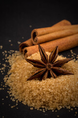 tropical brown sugar, anise