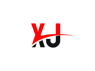 XJ Letter Initial Logo Design Template